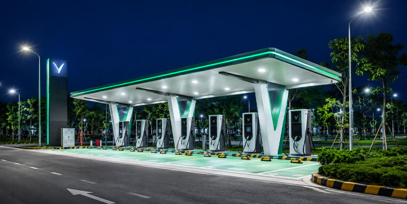 Mạng lưới trạm sạc vinfast